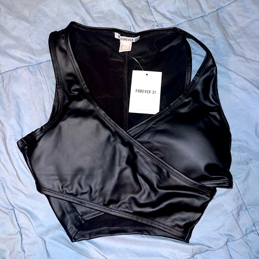 Black Leather Top